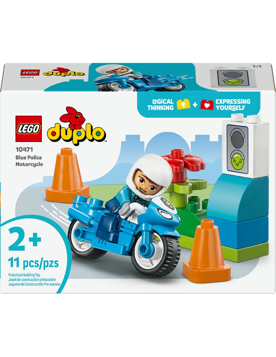 Lego Moto de Policía Azul 10471 2