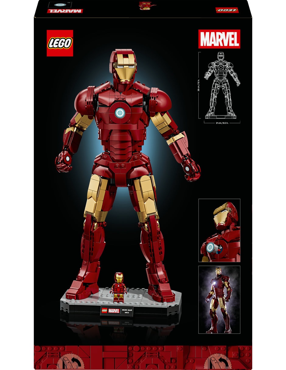 Lego Marvel Iron Man Mark 3: Edición para Coleccionistas 76344 5