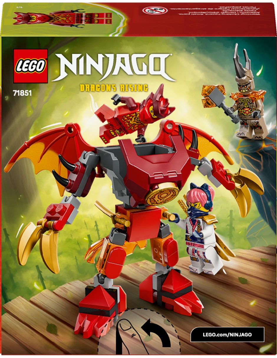 Lego Pack de Combate: Meca Dragón de Kai 71851 4