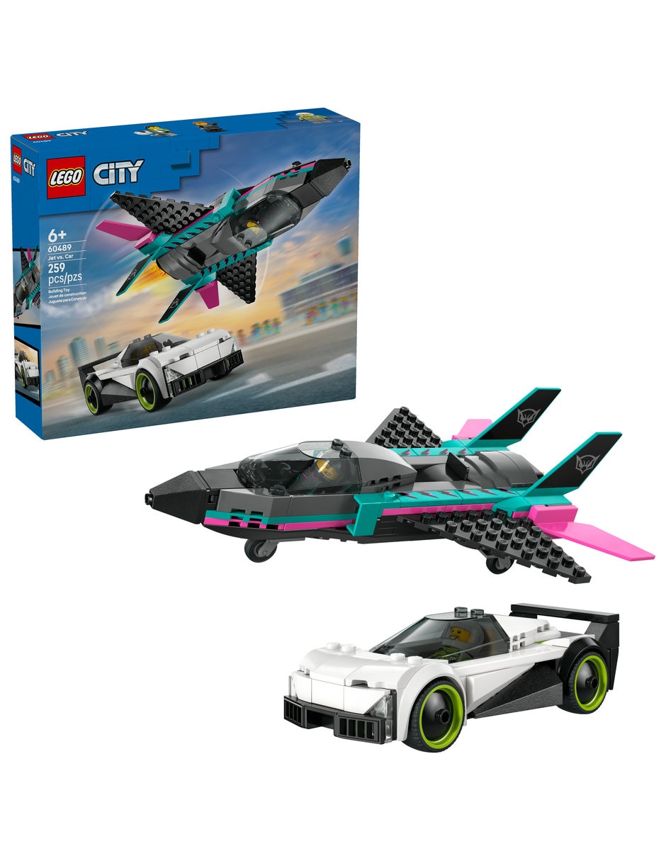 Lego Jet vs. Coche 60489 Lego Jet vs. Coche 60489