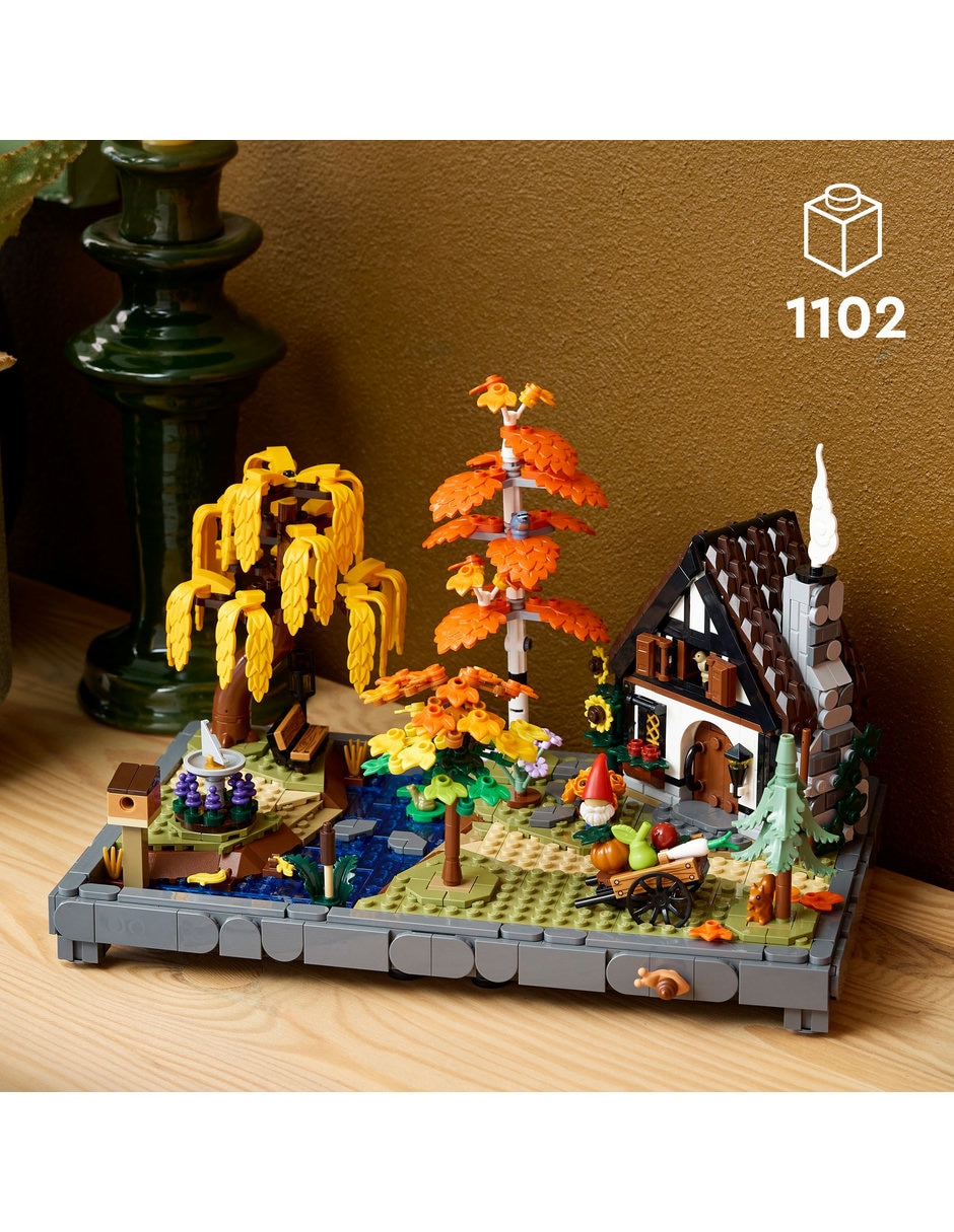 Lego Icons Jardín Rural de Otoño 11372 Gardens of the World 4