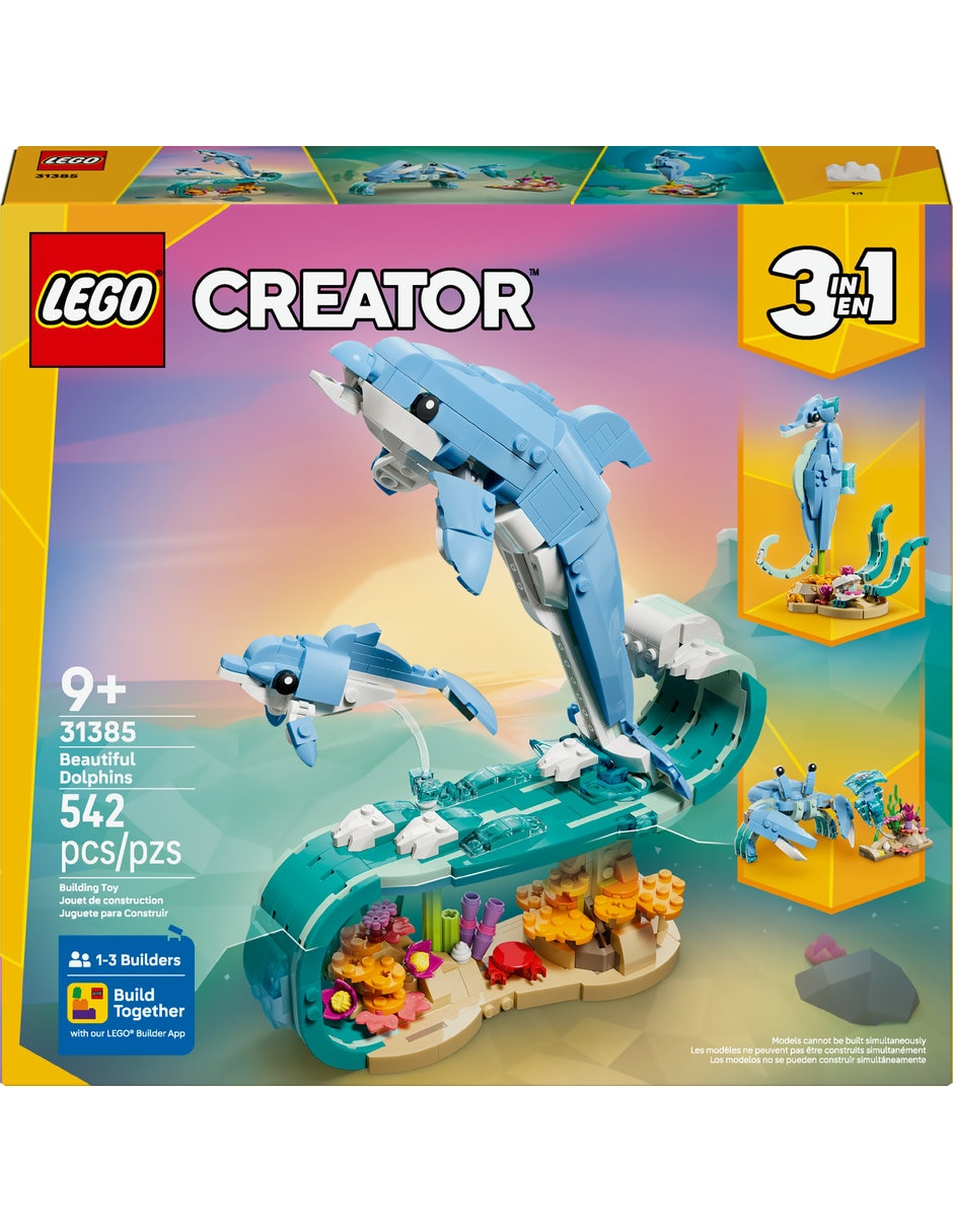 Lego Animales Marinos Hermosos Delfines 31385 2