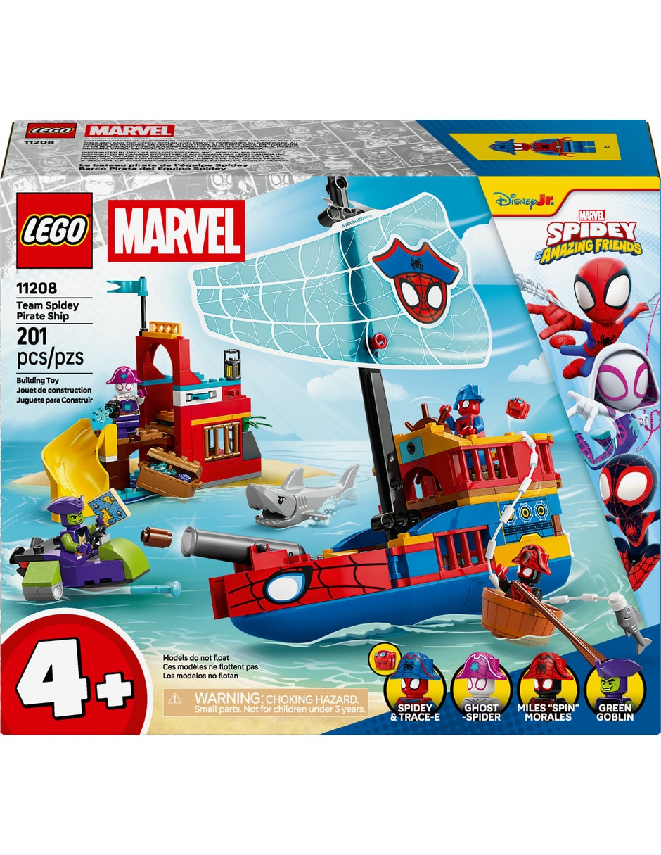 Barco Pirata del Equipo Spidey 11208 Marvel 2