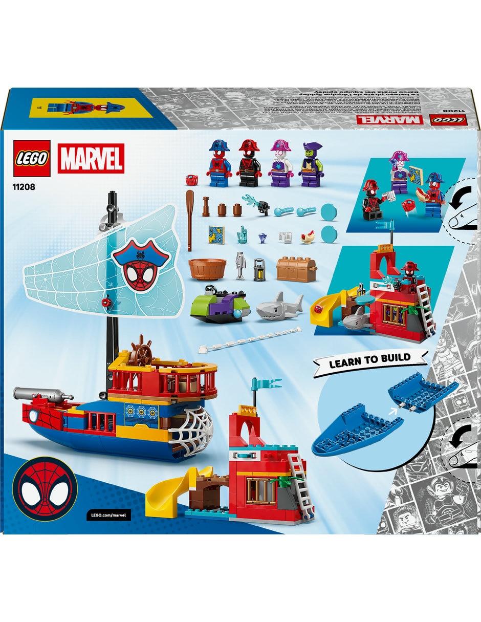 Barco Pirata del Equipo Spidey 11208 Marvel 4
