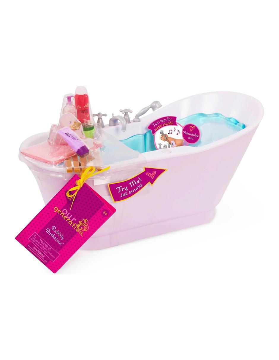 Bañera con sonido para muñecas de 45 cm 4