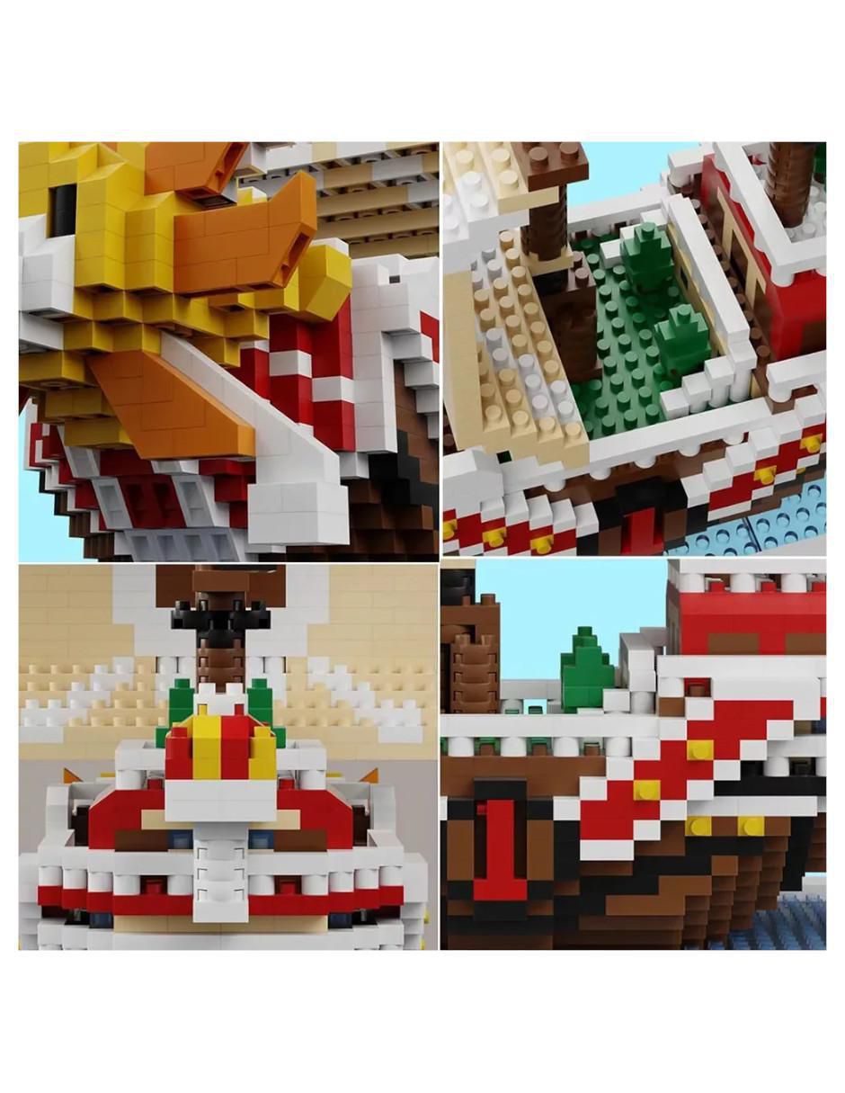 Set de Bloques de Construcción de Barco Pirata 3