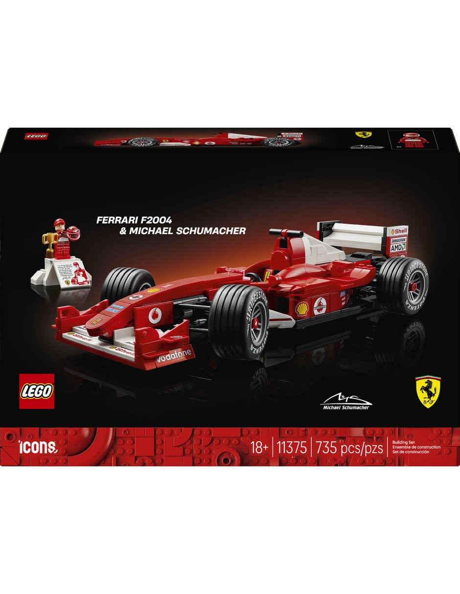 Lego Ferrari F2004 y Michael Schumacher 11375 3