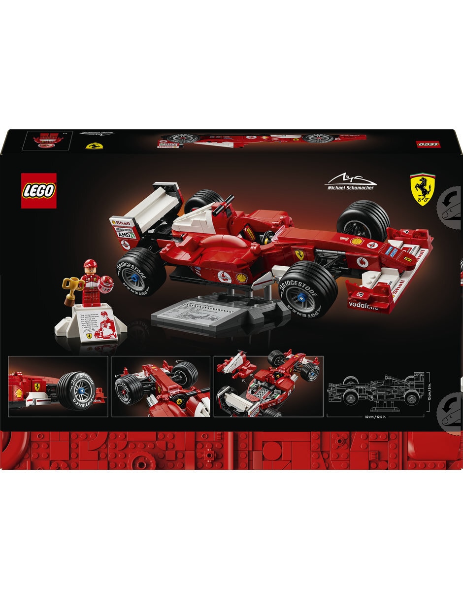 Lego Ferrari F2004 y Michael Schumacher 11375 9