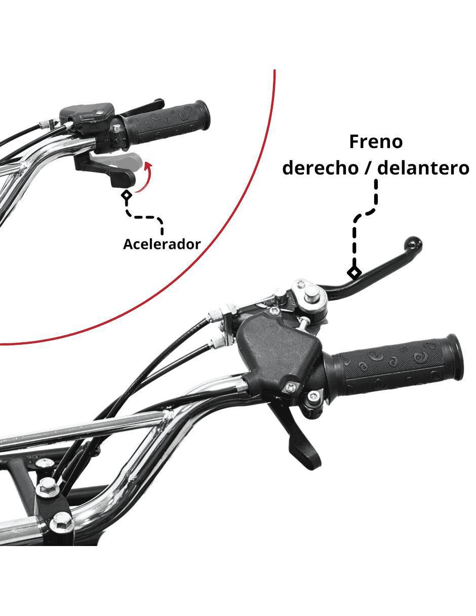 Cuatrimoto montable de combustible 3