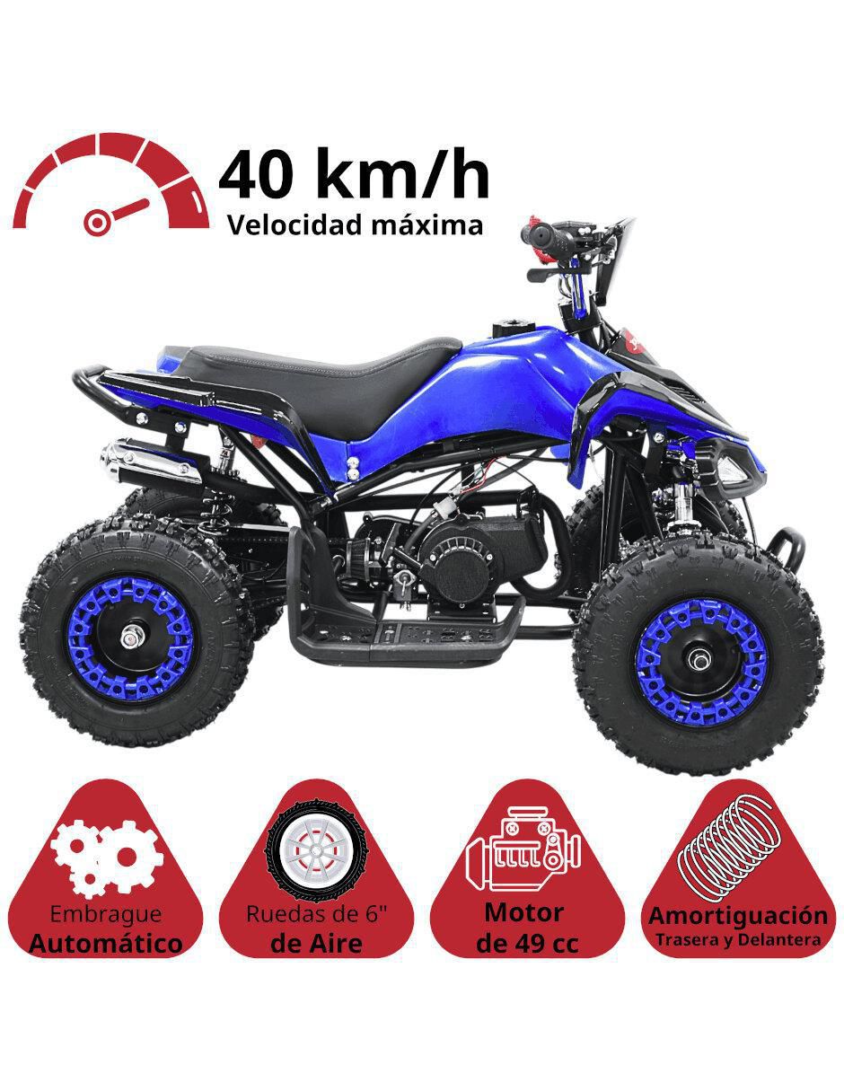 Cuatrimoto montable de combustible 7