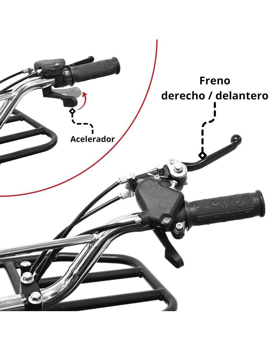 Cuatrimoto montable de combustible 3