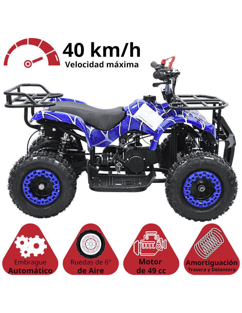 Cuatrimoto montable de combustible 7