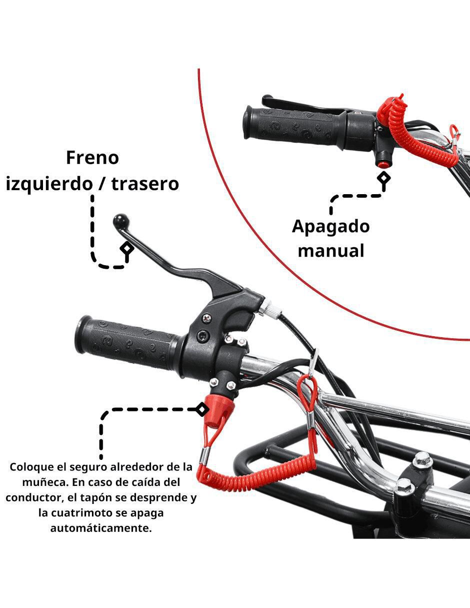 Cuatrimoto montable "montable" "con control remoto" joykoo no aplica "de" combustible "para" infantil / niños grandes unisex
