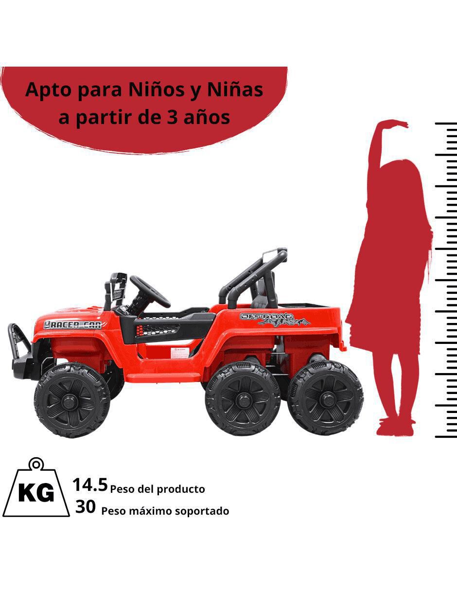 Automóvil montable con control remoto Joykoo Road con control remoto recargable