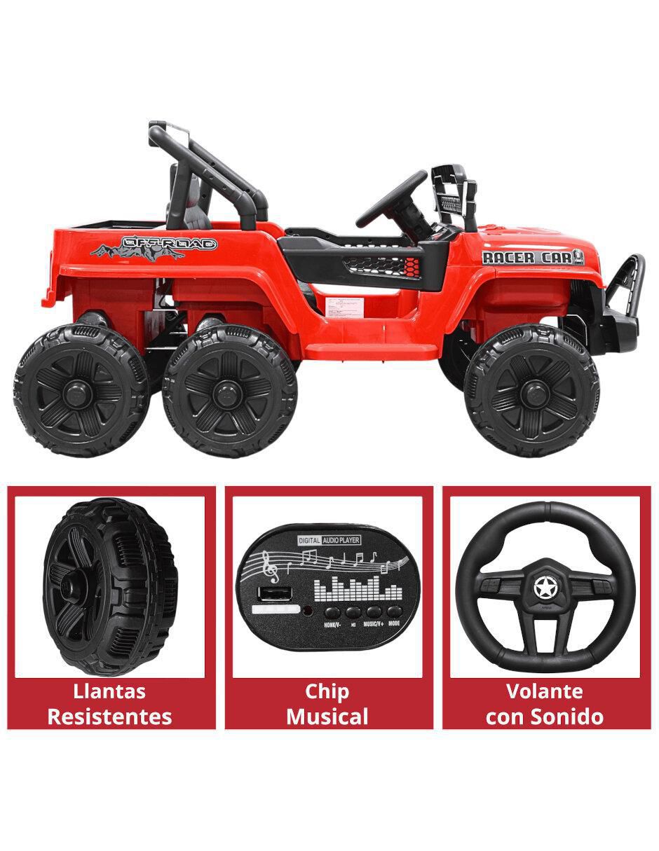 Automóvil montable con control remoto Joykoo Road con control remoto recargable
