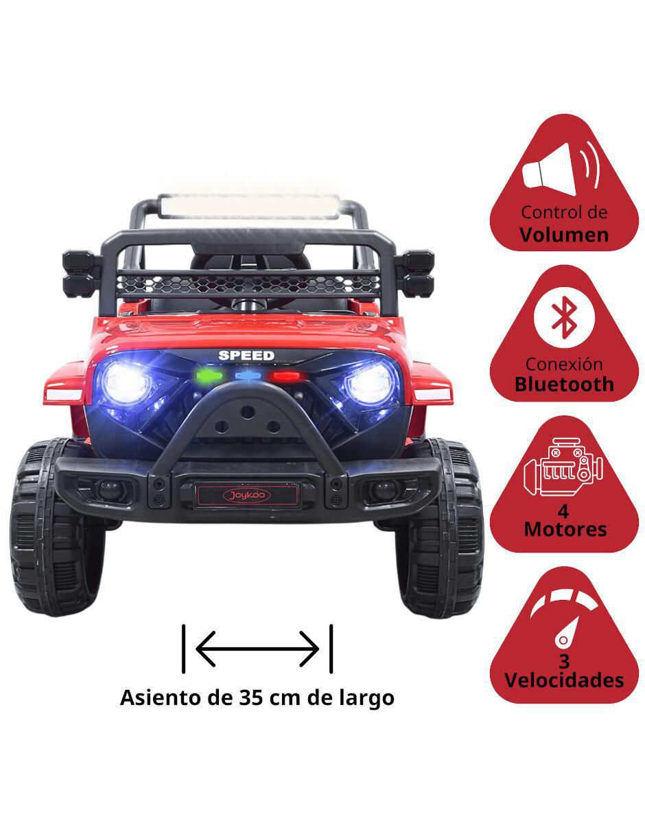 Automóvil montable con control remoto Joykoo Road con control remoto recargable