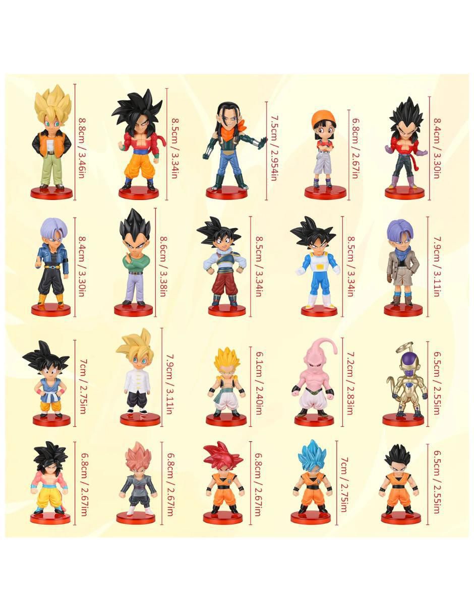 Set figuras acción Dragon Ball 5