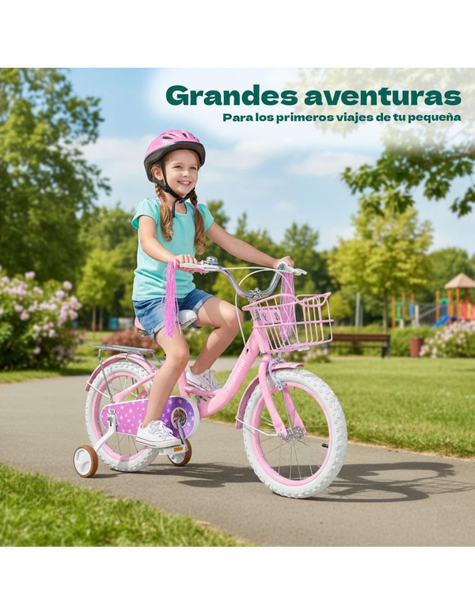 Bicicleta infantil rodada 16 para niña 6
