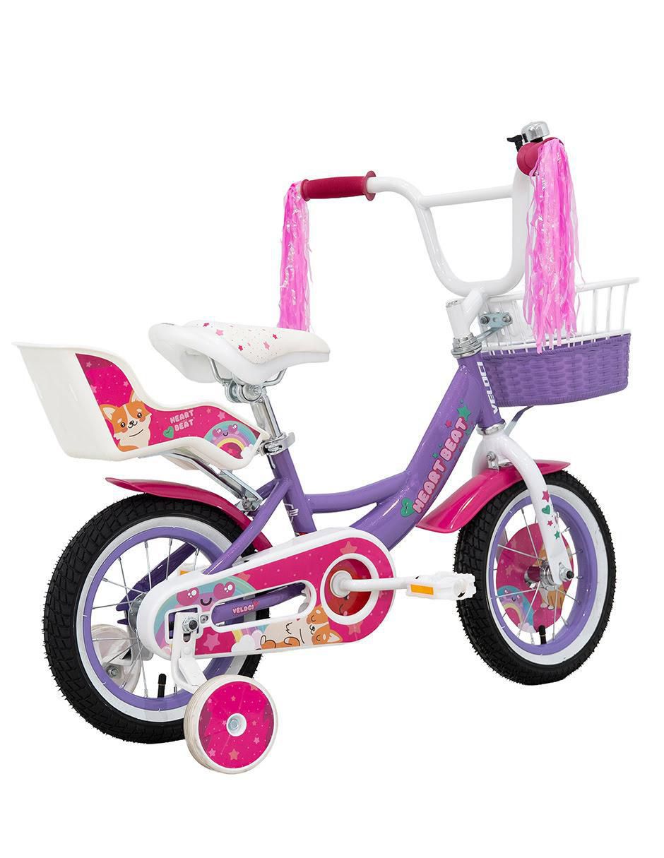 Bicicleta infantil rodada 12 para niña 5