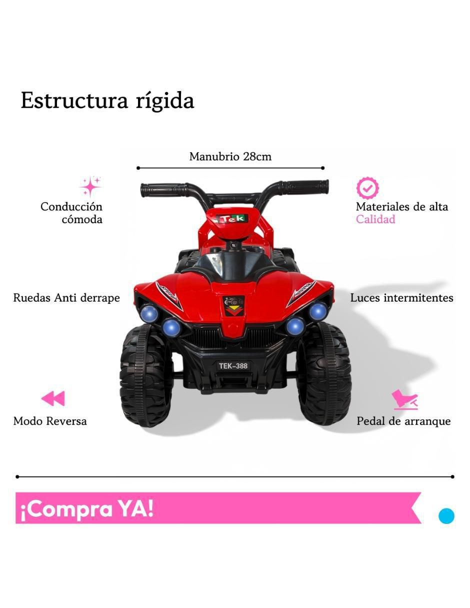 Cuatrimoto montable recargable infantil 2