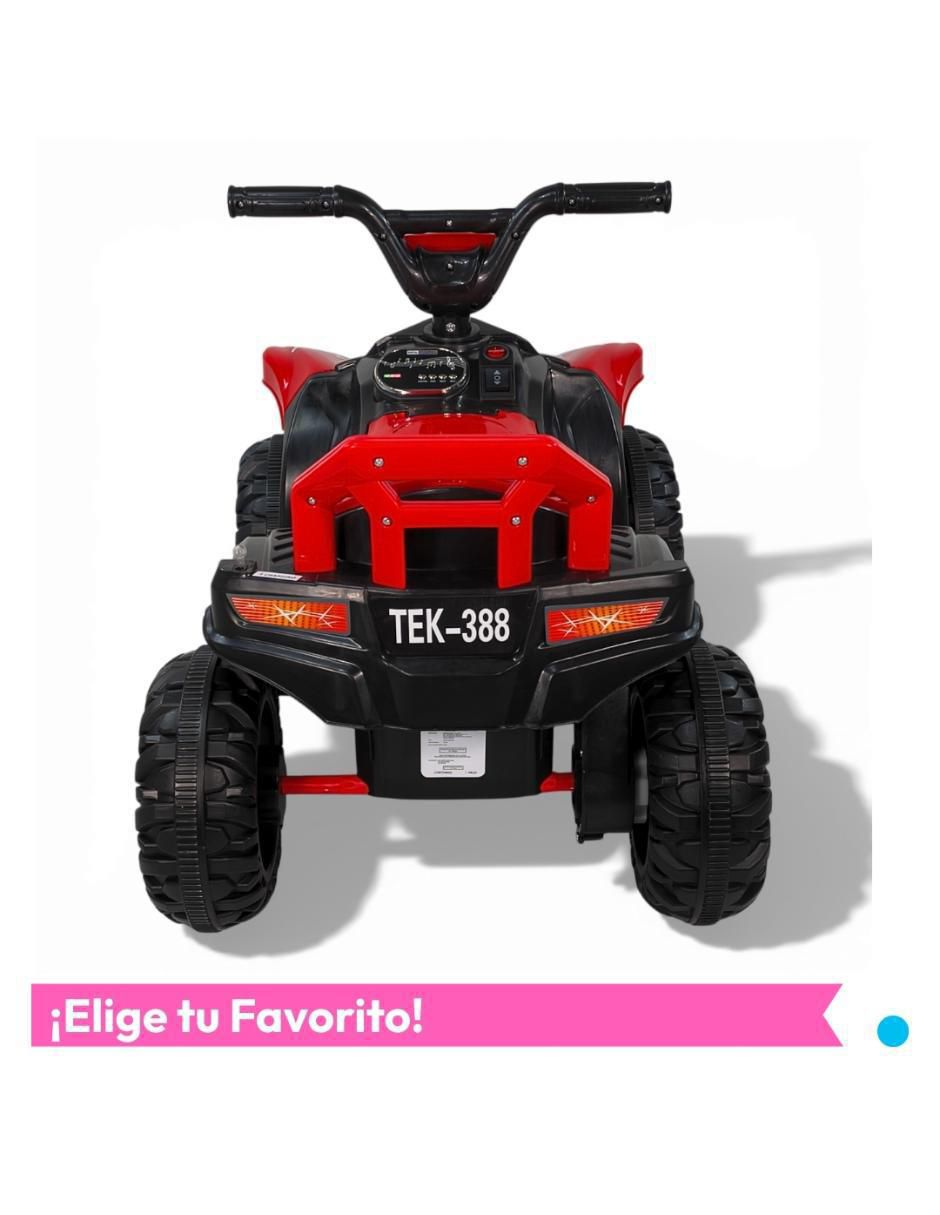 Cuatrimoto montable recargable infantil 5