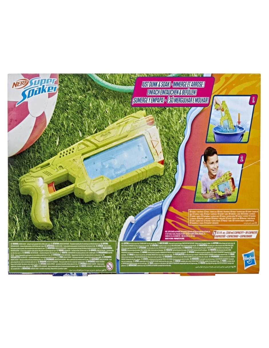 Lanzador de agua Supersoaker Dunk Fill 4
