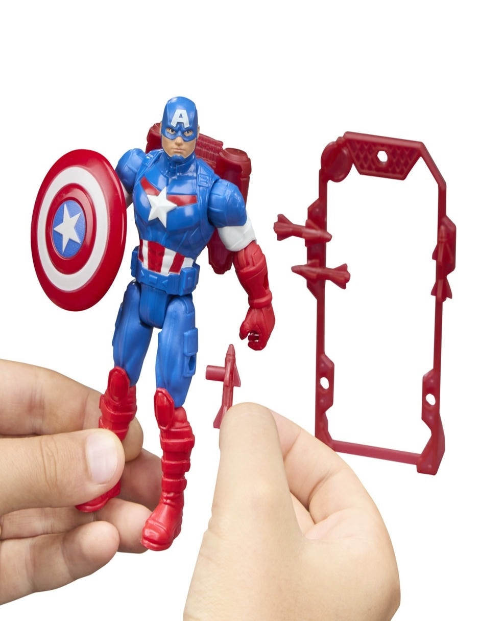 Figura de acción articulada : Avengers Capitán América Marvel 14