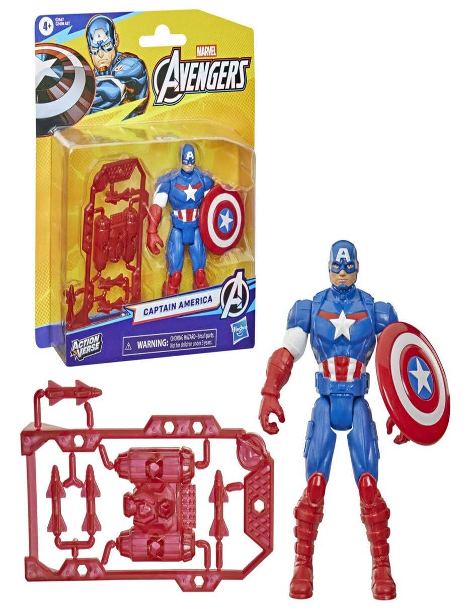Figura de acción articulada : Avengers Capitán América Marvel 3
