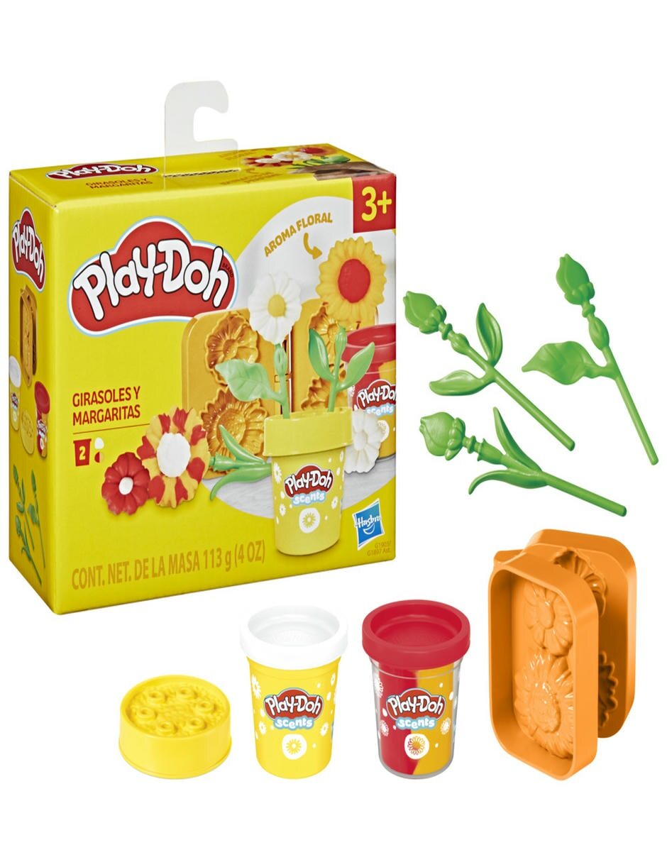 Girasolres y Margaritas Play-Doh 3