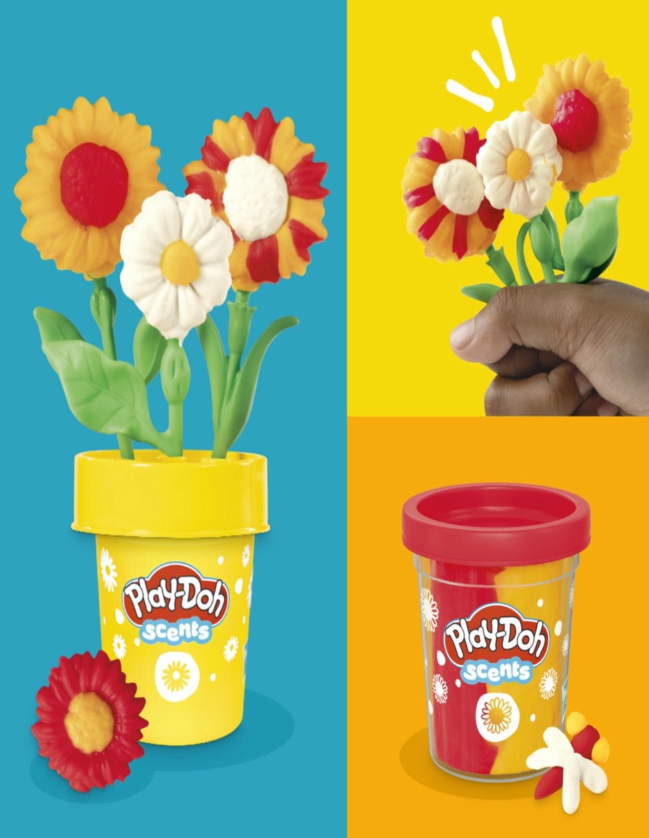 Girasolres y Margaritas Play-Doh 6