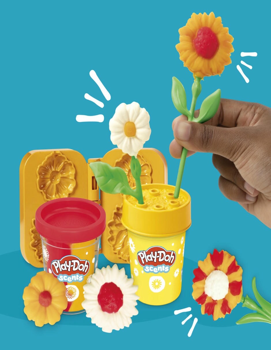 Girasolres y Margaritas Play-Doh 7