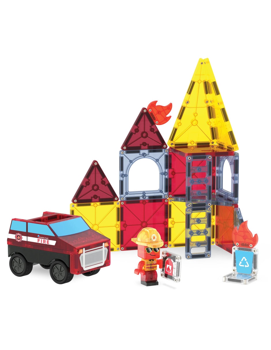 Magna-Tiles Fire Rescue set de 27 piezas 252027FR 4