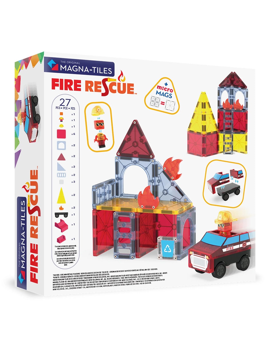Magna-Tiles Fire Rescue set de 27 piezas 252027FR 8
