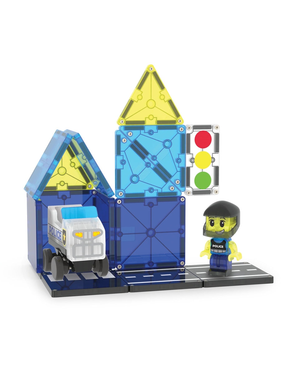 Magna-Tiles Police Patrol set de 20 piezas 252020PO 5