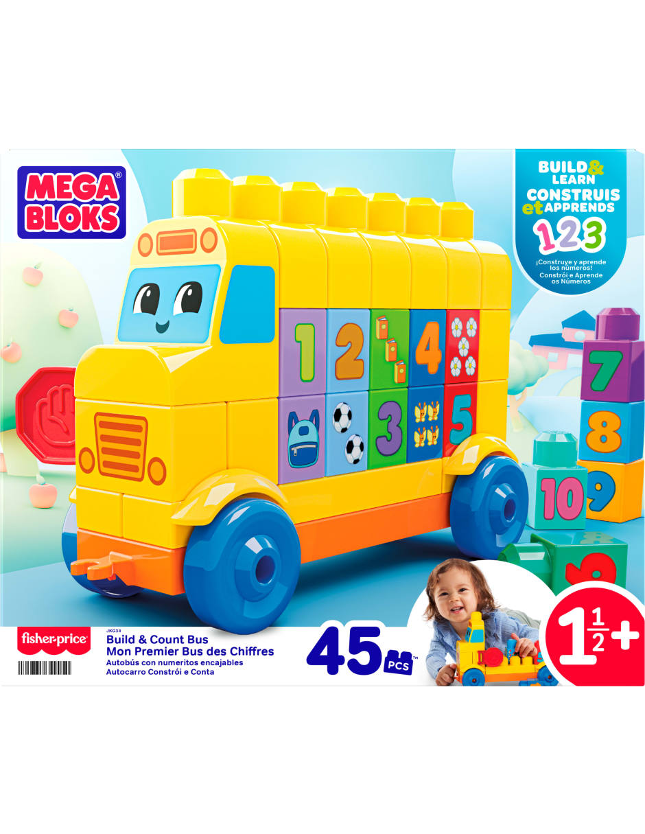 Autobús arma y cuenta JKG34 Fisher -Price 3