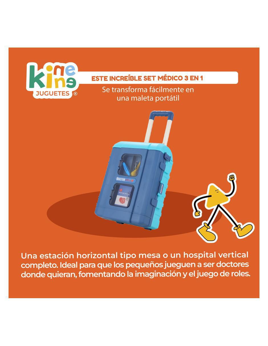 Set medico 3 en 1 juego de rol para niños 3