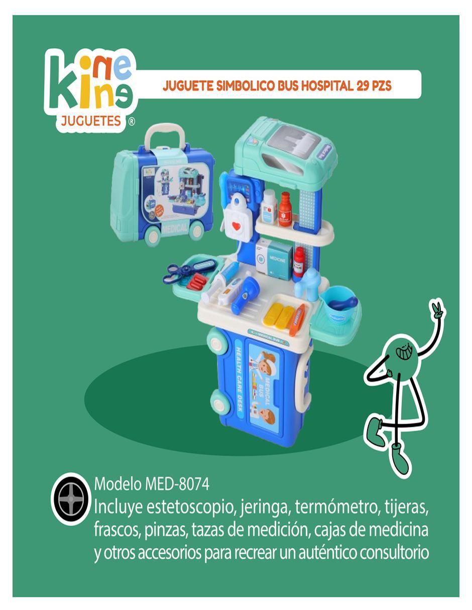 Autobus Hospital 3 en 1 juego de rol para niños 4
