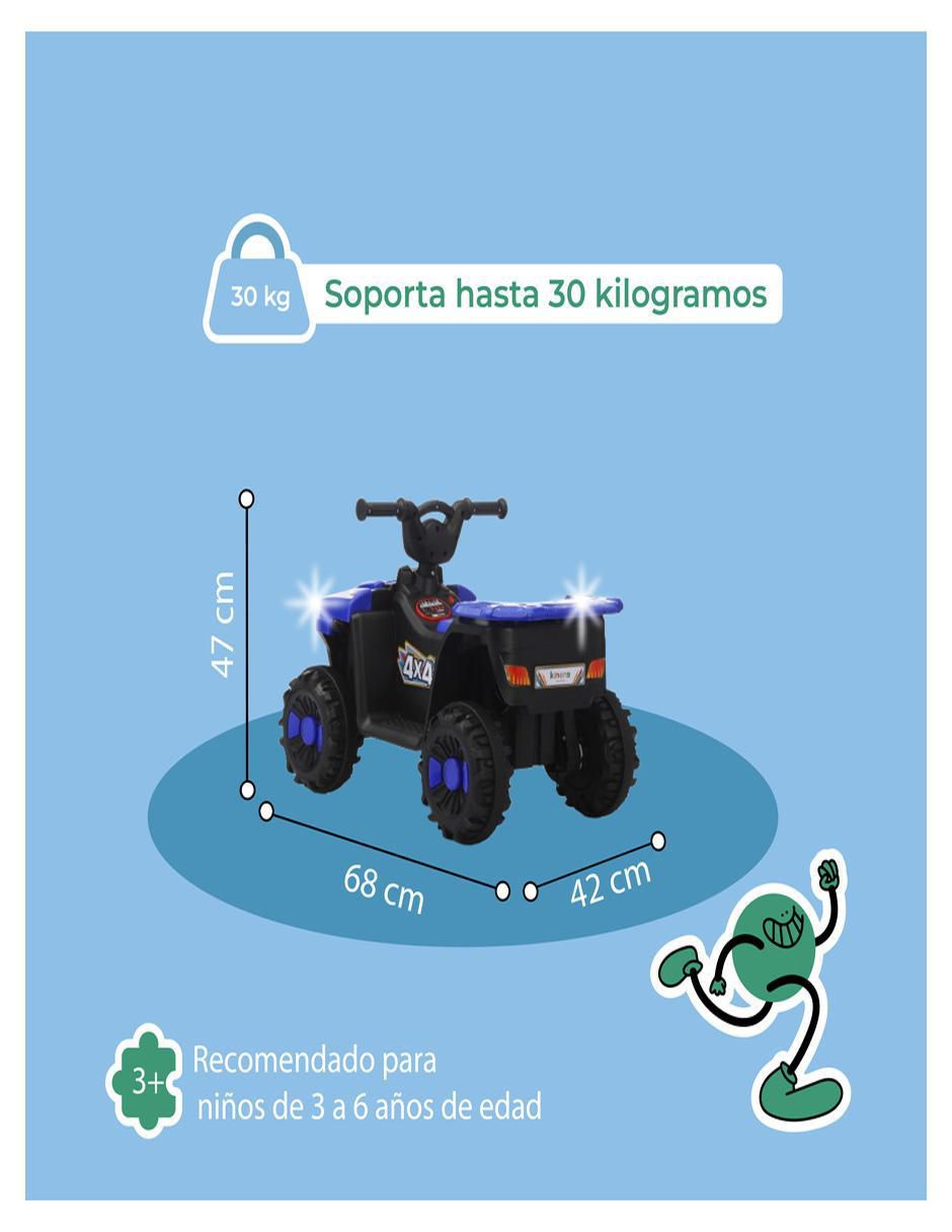 Cuatrimoto montable con control remoto recargable unisex 12