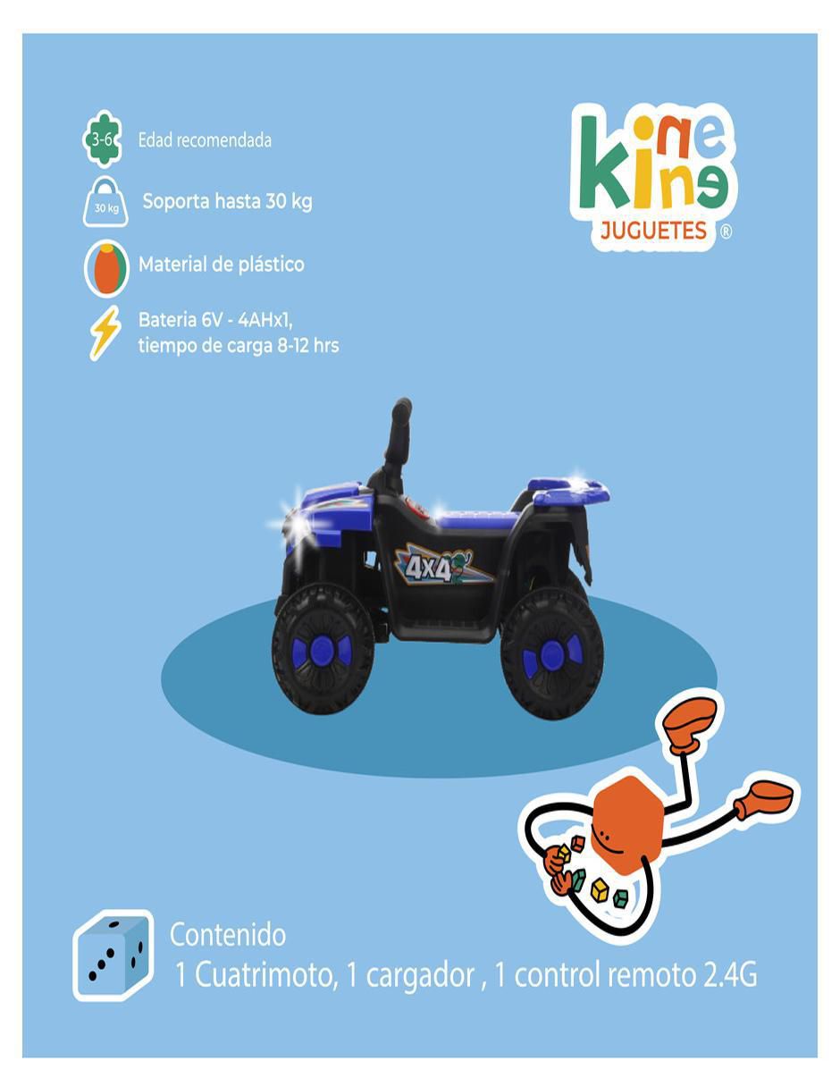 Cuatrimoto montable con control remoto recargable unisex 5