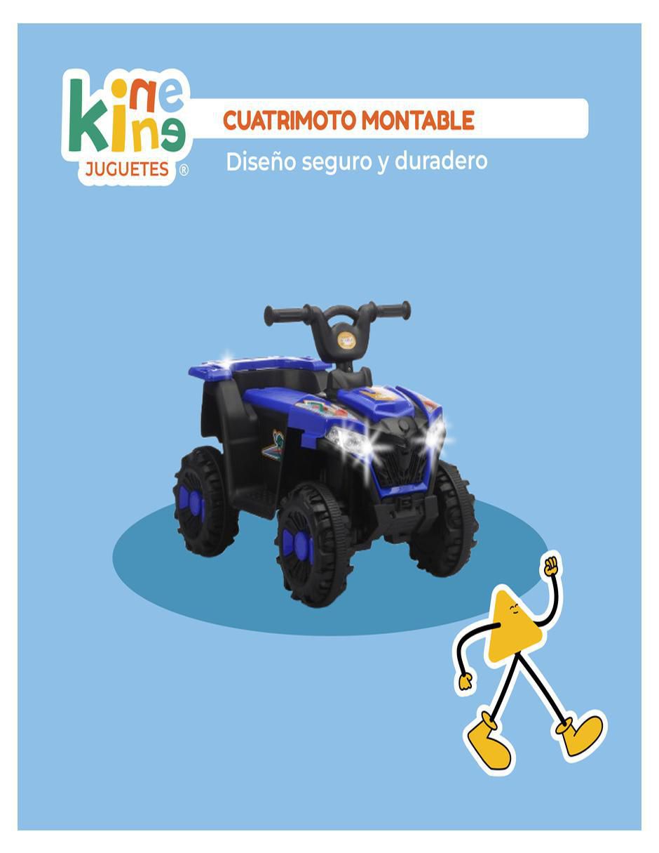 Cuatrimoto montable con control remoto recargable unisex 6