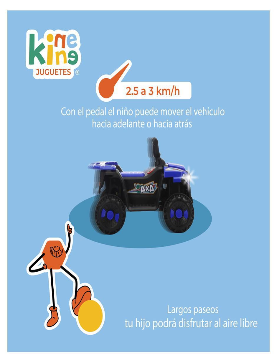 Cuatrimoto montable con control remoto recargable unisex 9