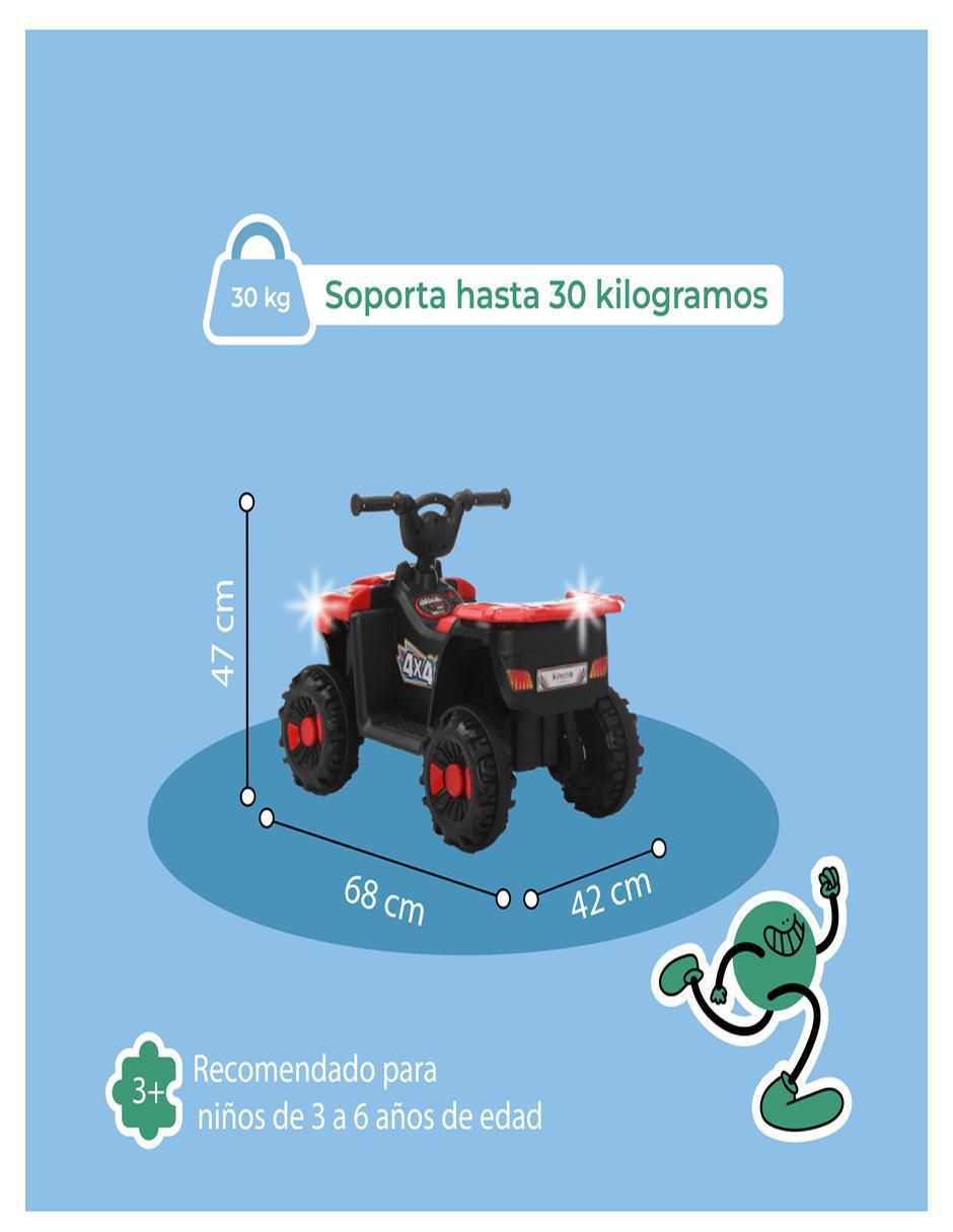 Cuatrimoto montable con control remoto Kinene recargable unisex