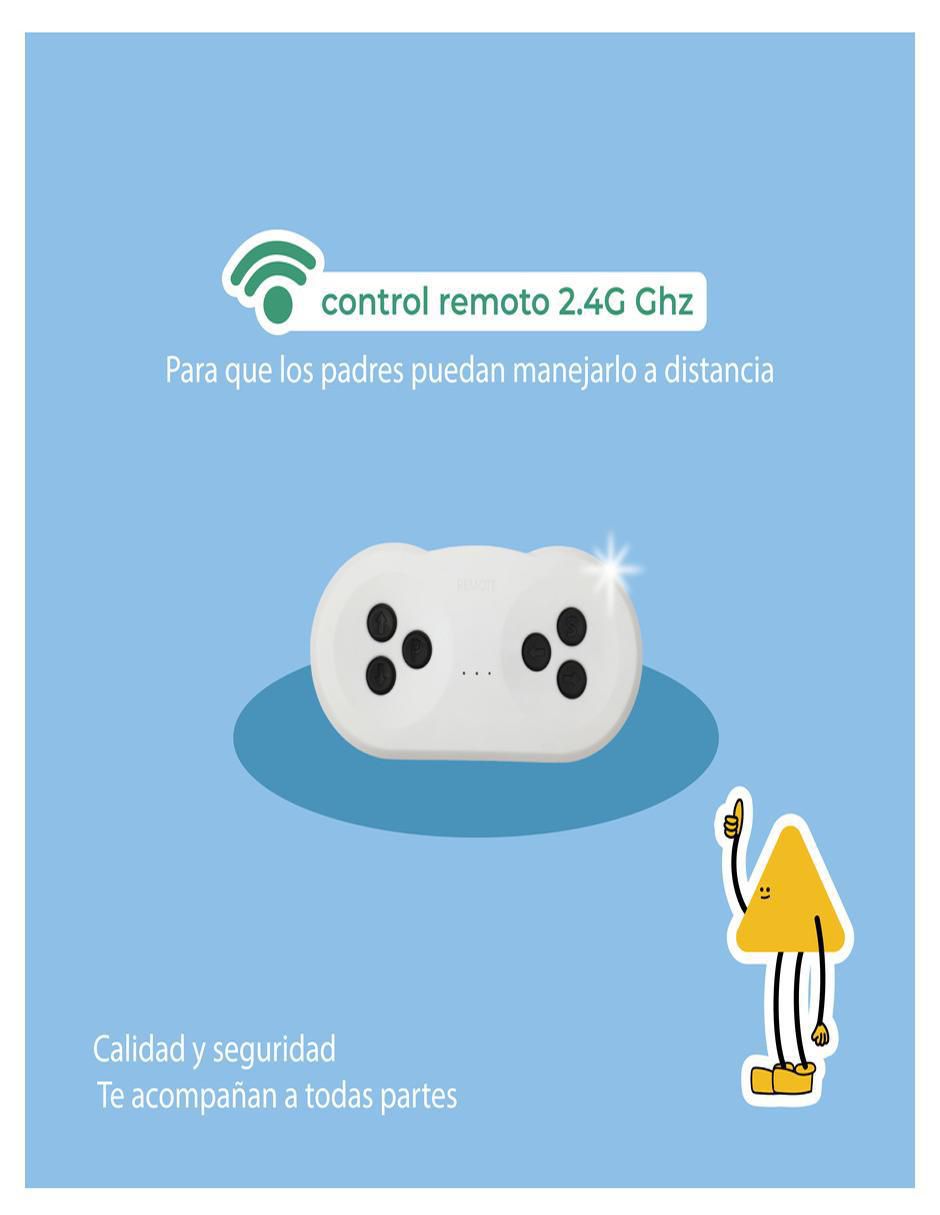 Cuatrimoto montable con control remoto Kinene recargable unisex