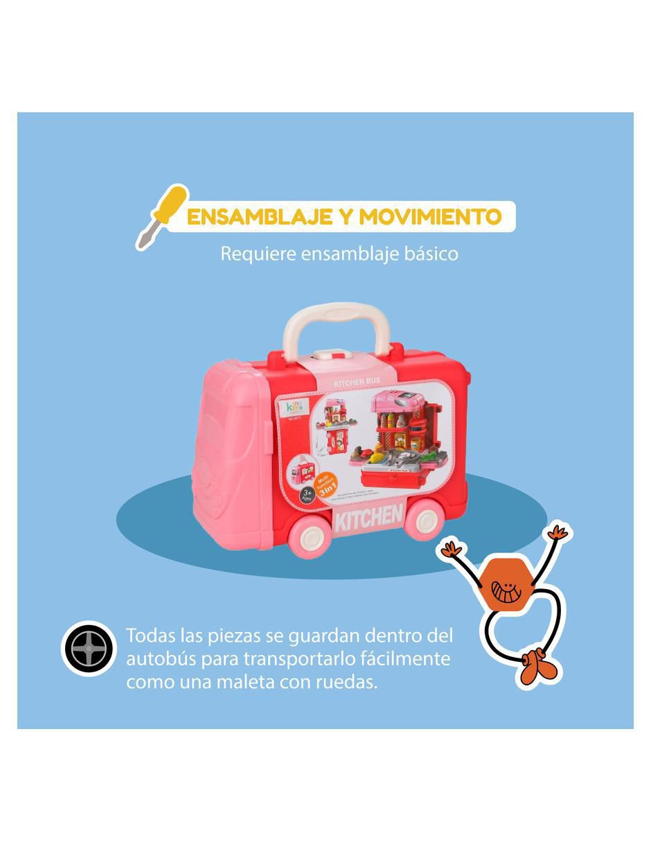 Kitchen bus 3 en 1 juego de rol para niños 6