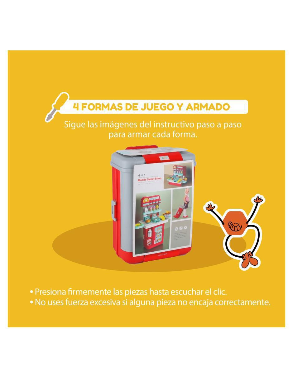 Set 4 en 1 maleta de juegos juego de rol para niños 6