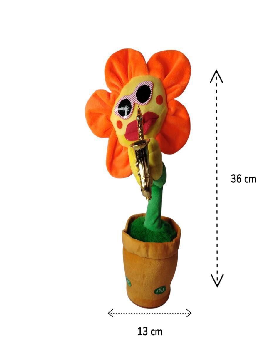 Peluche interactivo Cm Top flor bailarina musical