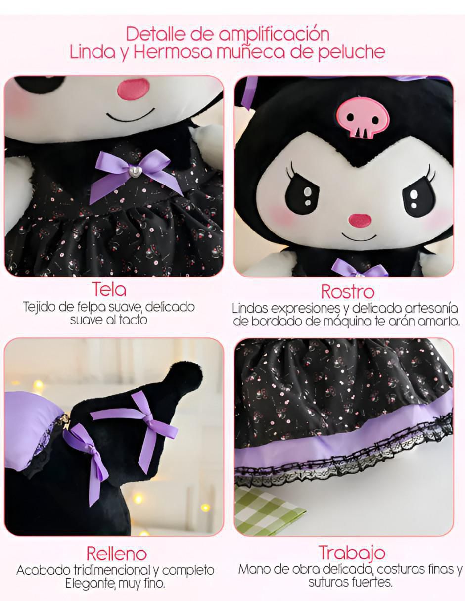 Peluche de conejo Kuromi 3