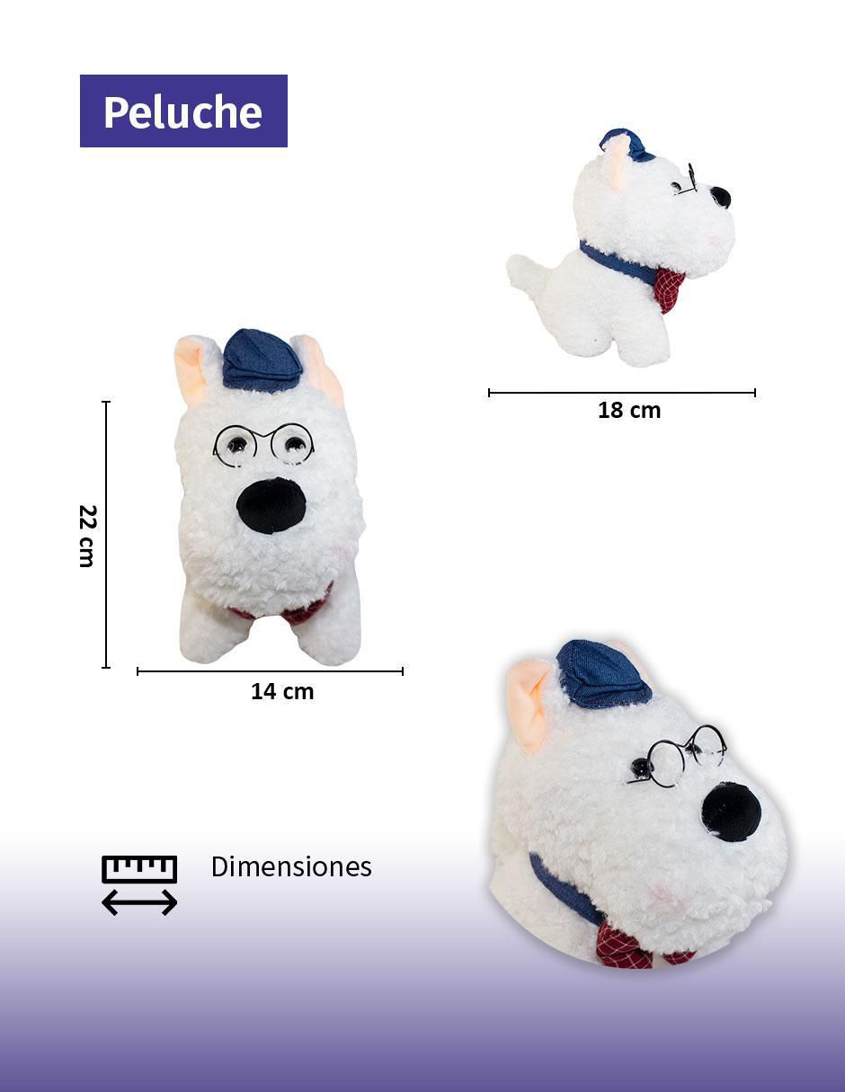 Peluche de perro de 22 cm 3