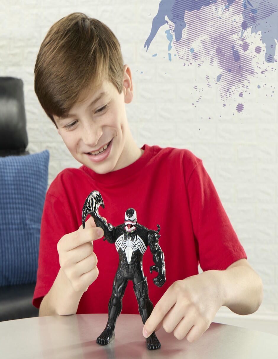Figura de acción articulada : Spider-Man Venom Marvel con sonido 11