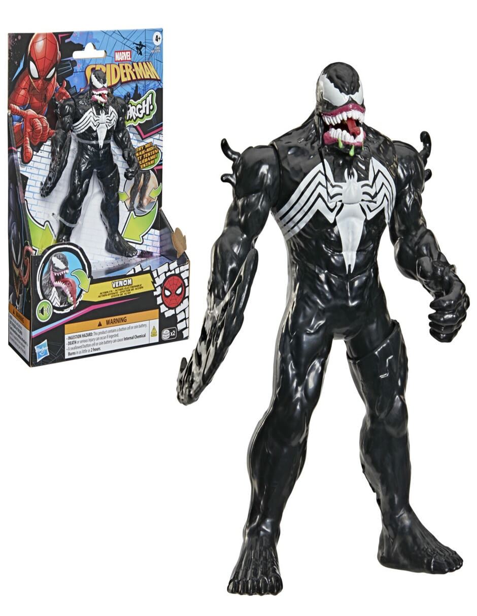 Figura de acción articulada : Spider-Man Venom Marvel con sonido 3